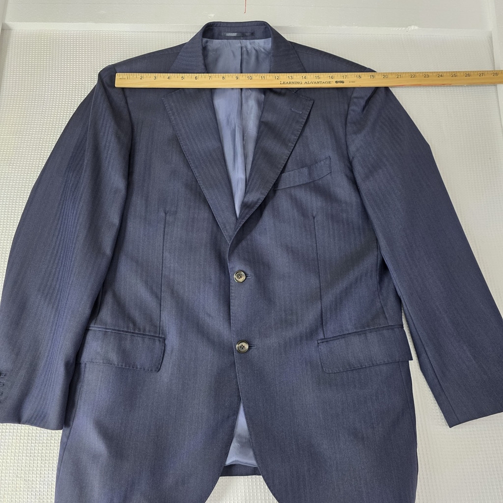 Suitsupply 112 AB10 Navy Wool Blazer 46R | Vitale Barberis Canonico Italy 110s - Picture 7 of 16